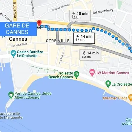 Appartamento Belle Terrasse Pres Du Martinez Et Des Plages! Cannes